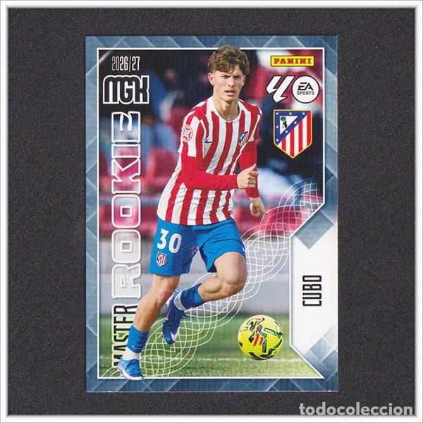 Cromos de f&uacute;tbol: MEGACRACKS 2026 2027 26 27 PANINI CUBO 410 MASTER ROOKIE ATL&Eacute;TICO MADRID COLECCI&Oacute;N LIGA ALBUM MGK