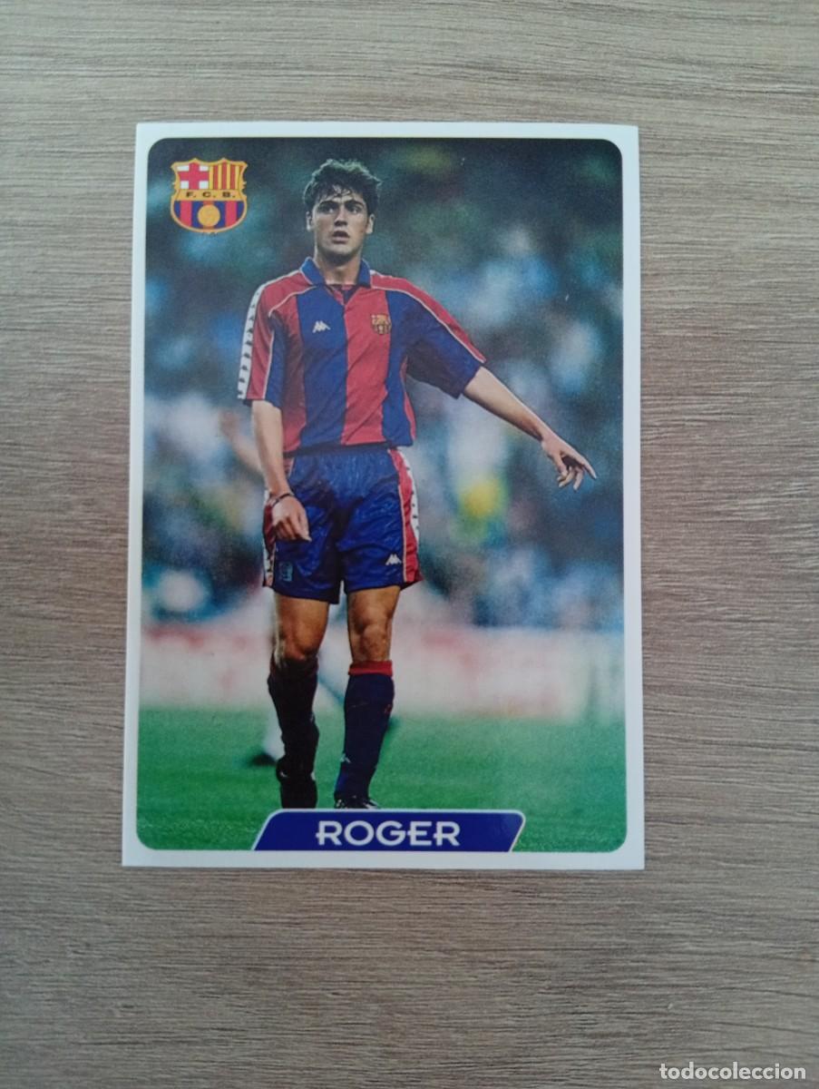 Cromos de f&uacute;tbol: ROGER 62 BARCELONA MUNDICROMO FICHAS DE LA LIGA 95 96 1995 1996
