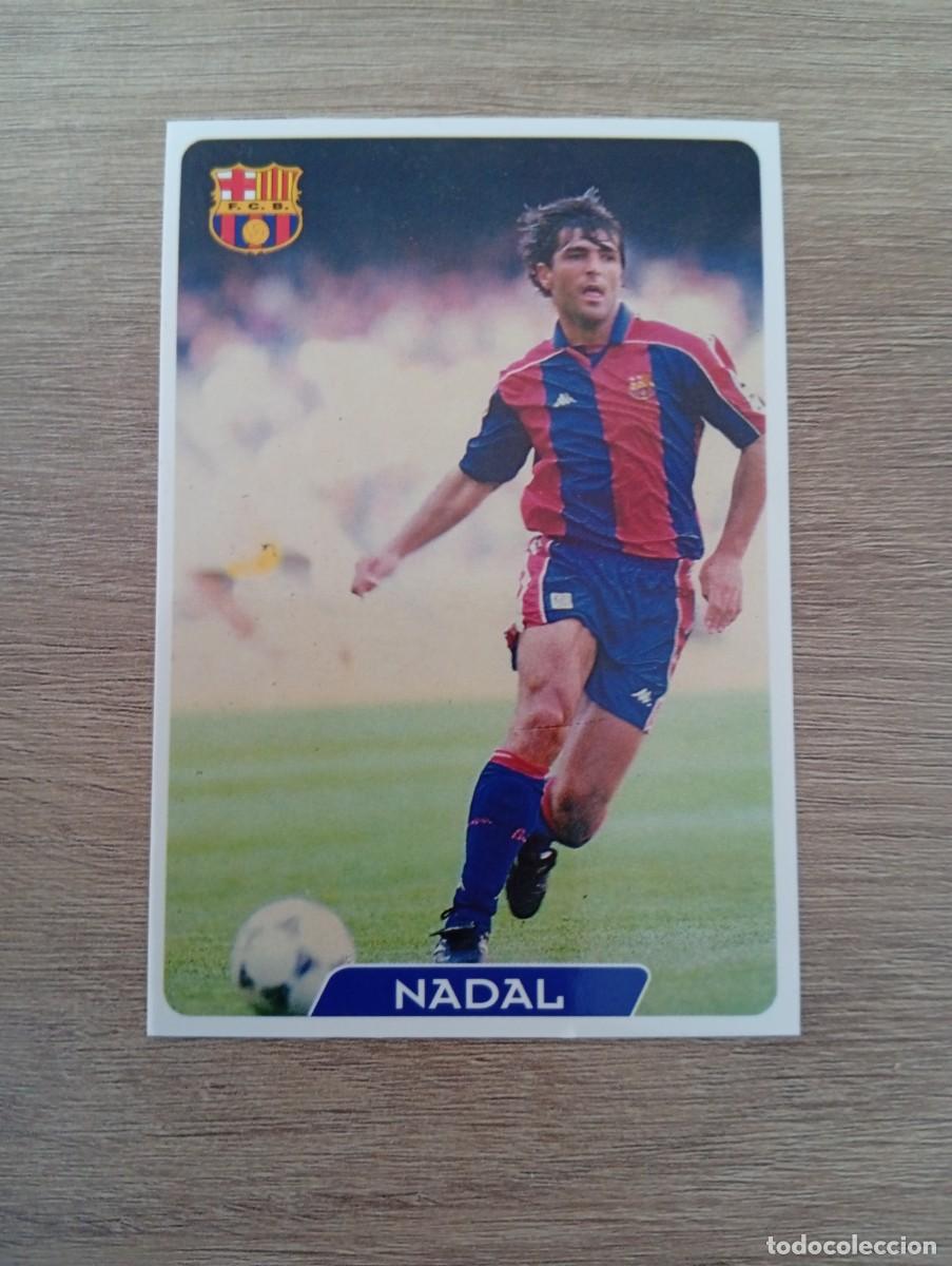 Cromos de f&uacute;tbol: NADAL 63 BARCELONA MUNDICROMO FICHAS DE LA LIGA 95 96 1995 1996