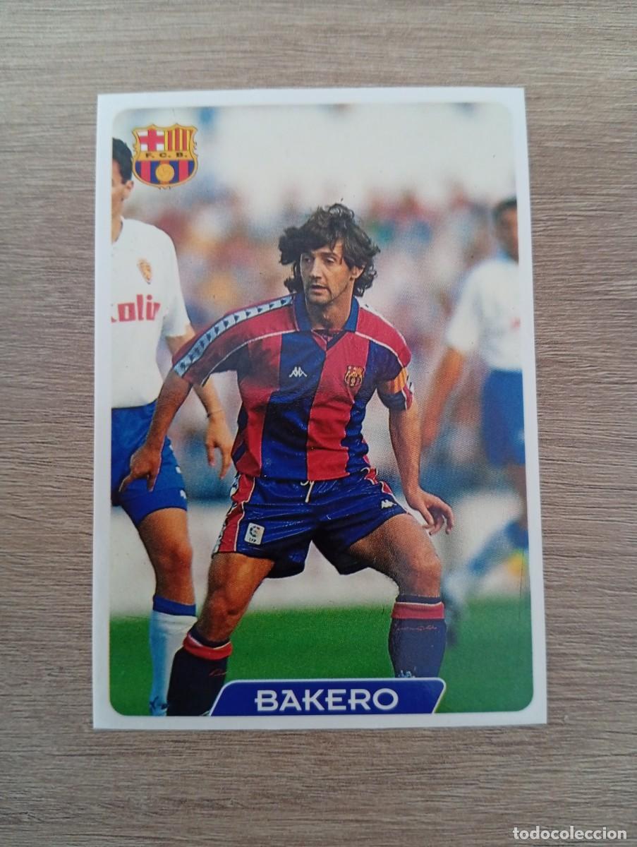 Cromos de f&uacute;tbol: BAKERO 64 BARCELONA MUNDICROMO FICHAS DE LA LIGA 95 96 1995 1996