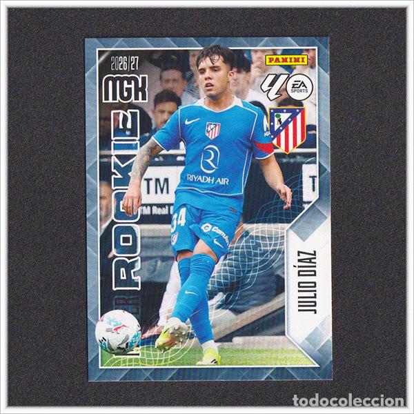 Cromos de f&uacute;tbol: MEGACRACKS 2026 2027 26 27 PANINI JULIO DIAZ 415 MASTER ROOKIE ATL&Eacute;TICO MADRID COLECCI&Oacute;N LIGA MGK