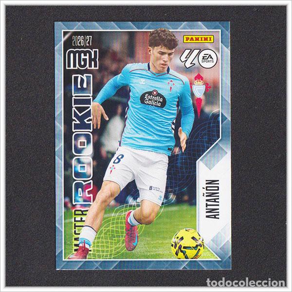Cromos de f&uacute;tbol: MEGACRACKS 2026 2027 26 27 PANINI ANTA&Ntilde;ON 407 MASTER ROOKIE CELTA DE VIGO ALBUM COLECCI&Oacute;N LIGA MGK