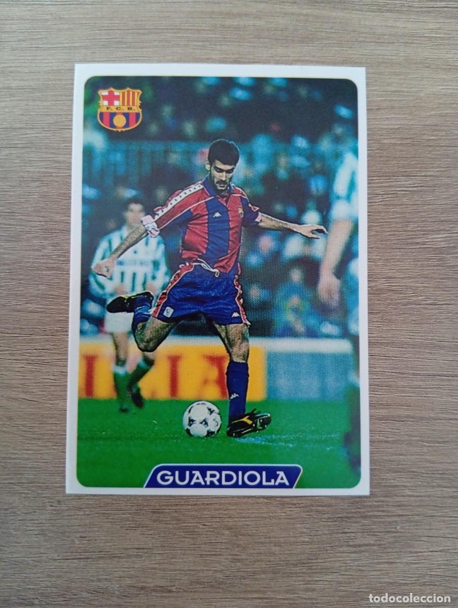 Cromos de f&uacute;tbol: GUARDIOLA 66 BARCELONA MUNDICROMO FICHAS DE LA LIGA 95 96 1995 1996
