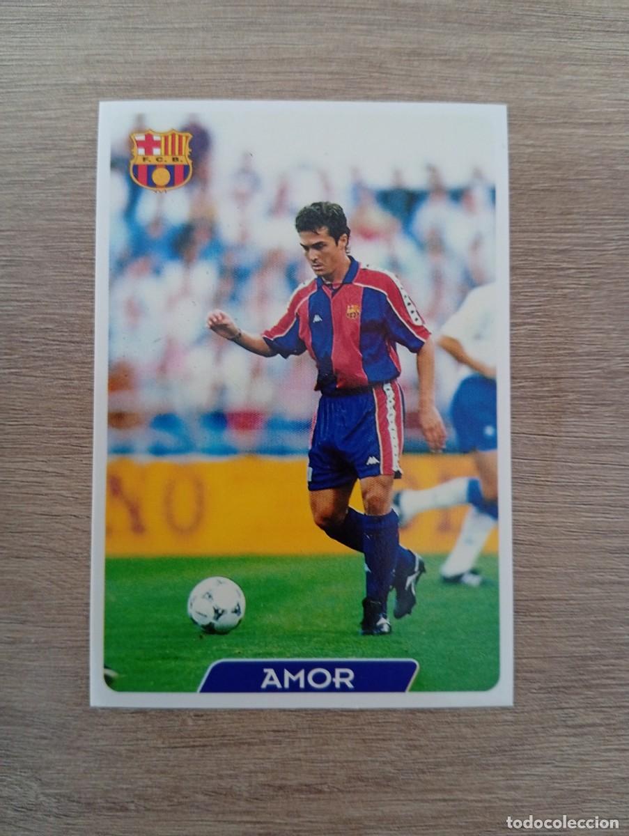 Cromos de f&uacute;tbol: AMOR 67 BARCELONA MUNDICROMO FICHAS DE LA LIGA 95 96 1995 1996
