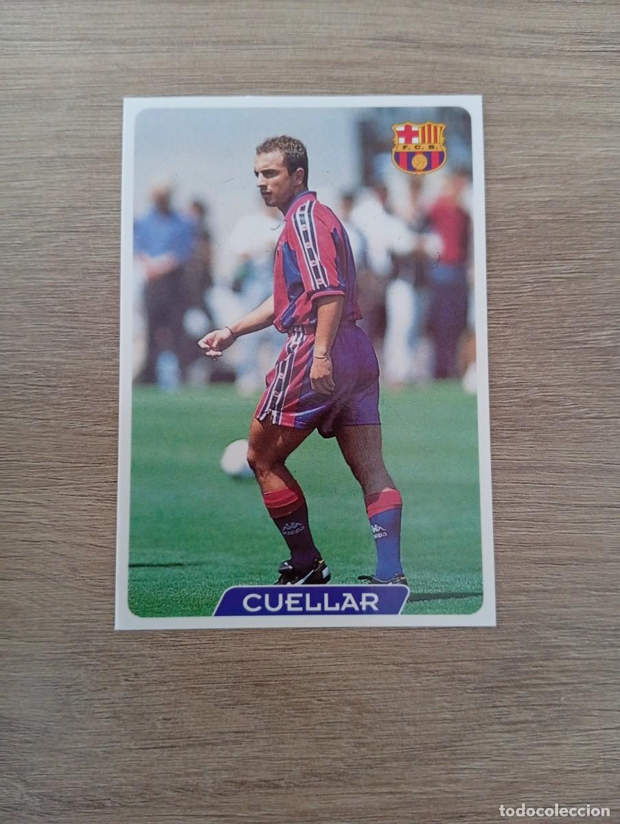 Cromos de f&uacute;tbol: CUELLAR 71 ULTIMA HORA BARCELONA MUNDICROMO FICHAS DE LA LIGA 95 96 1995 1996