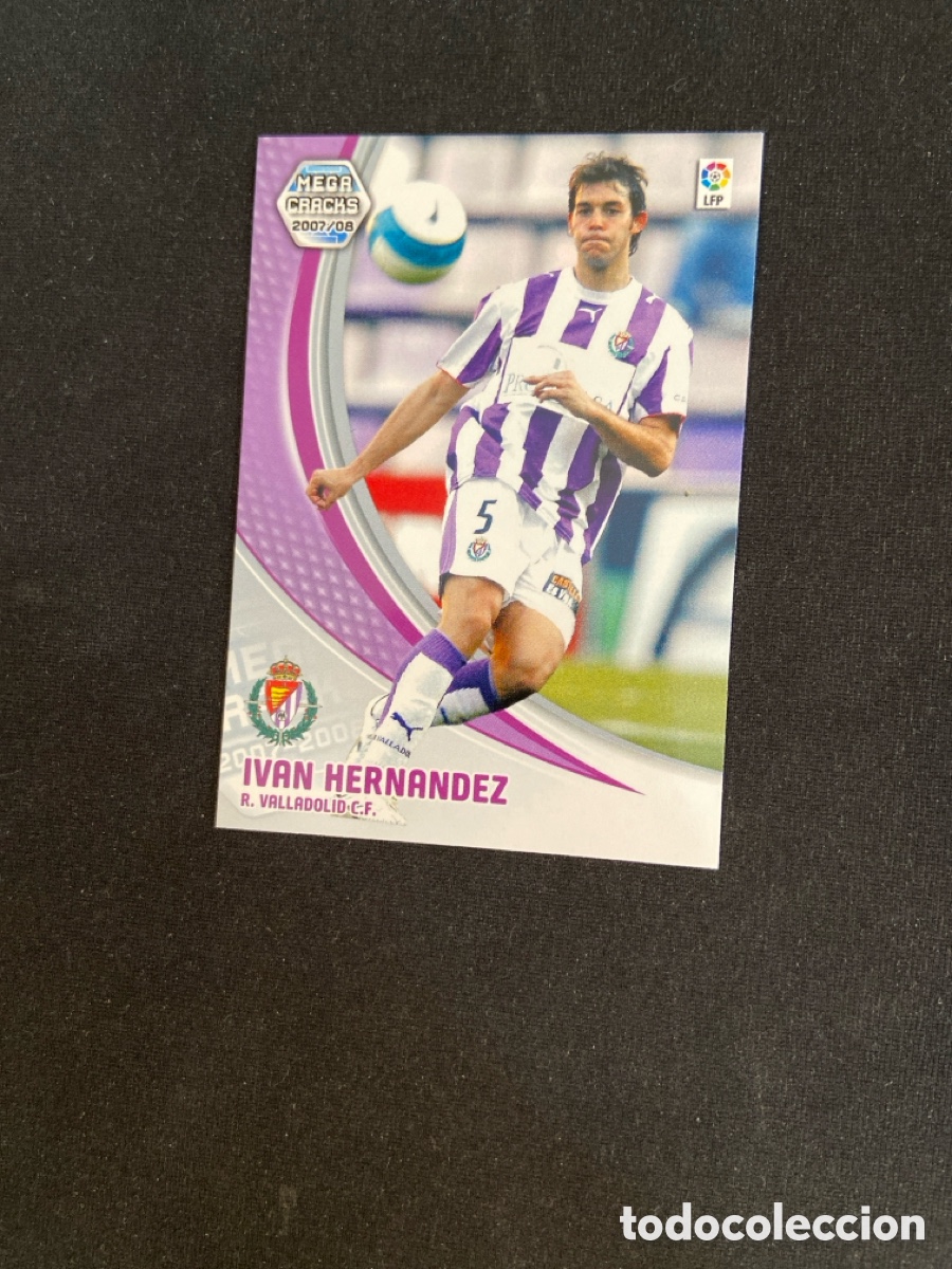 Football Stickers: IVAN HERNANDEZ 318 (VALLADOLID) PANINI MEGACRACKS 2007-2008 07 08 CROMO CARTA M-3