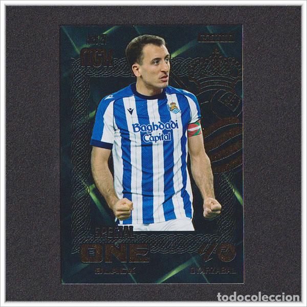 Cromos de f&uacute;tbol: MEGACRACKS 2026 2027 26 27 PANINI OYARZABAL SPECIAL ONE BLACK REAL SOCIEDAD COLECCI&Oacute;N ALBUM LIGA MGK