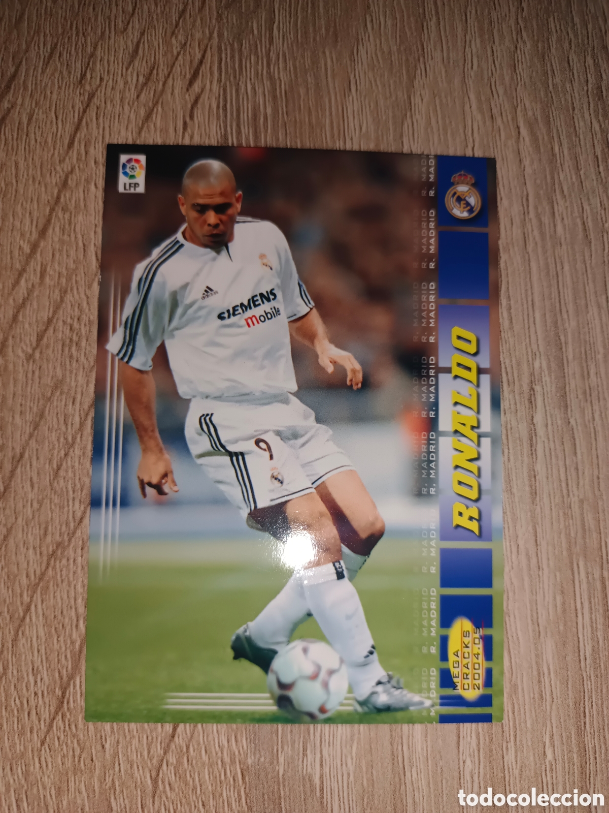 Cromos de f&uacute;tbol: 2004-2005 MEGACRACKS RONALDO -REAL MADRID N 179. EXCELENTE ESTADO.