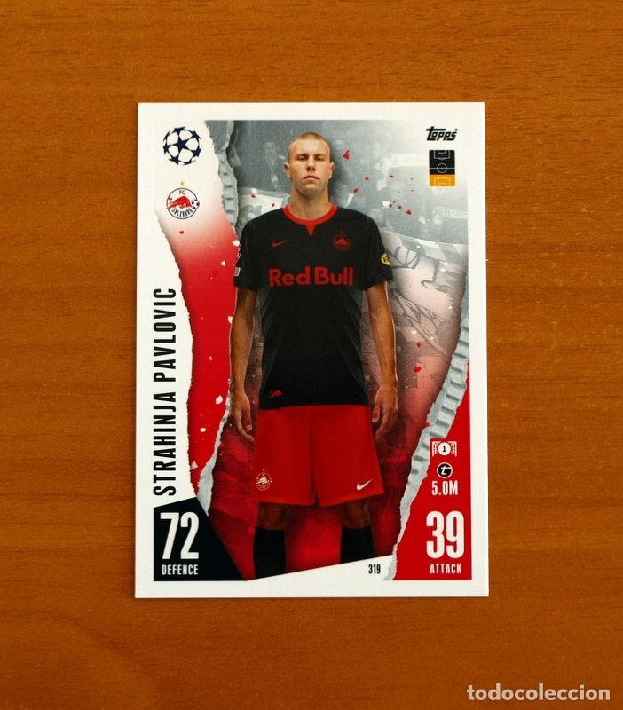 Cromos de f&uacute;tbol: FC Salzburg-Salzburgo -N&ordm; 319 Strahinja Pavlovic-Topps Match Attax Trading Card Game 2023-2024-23-24