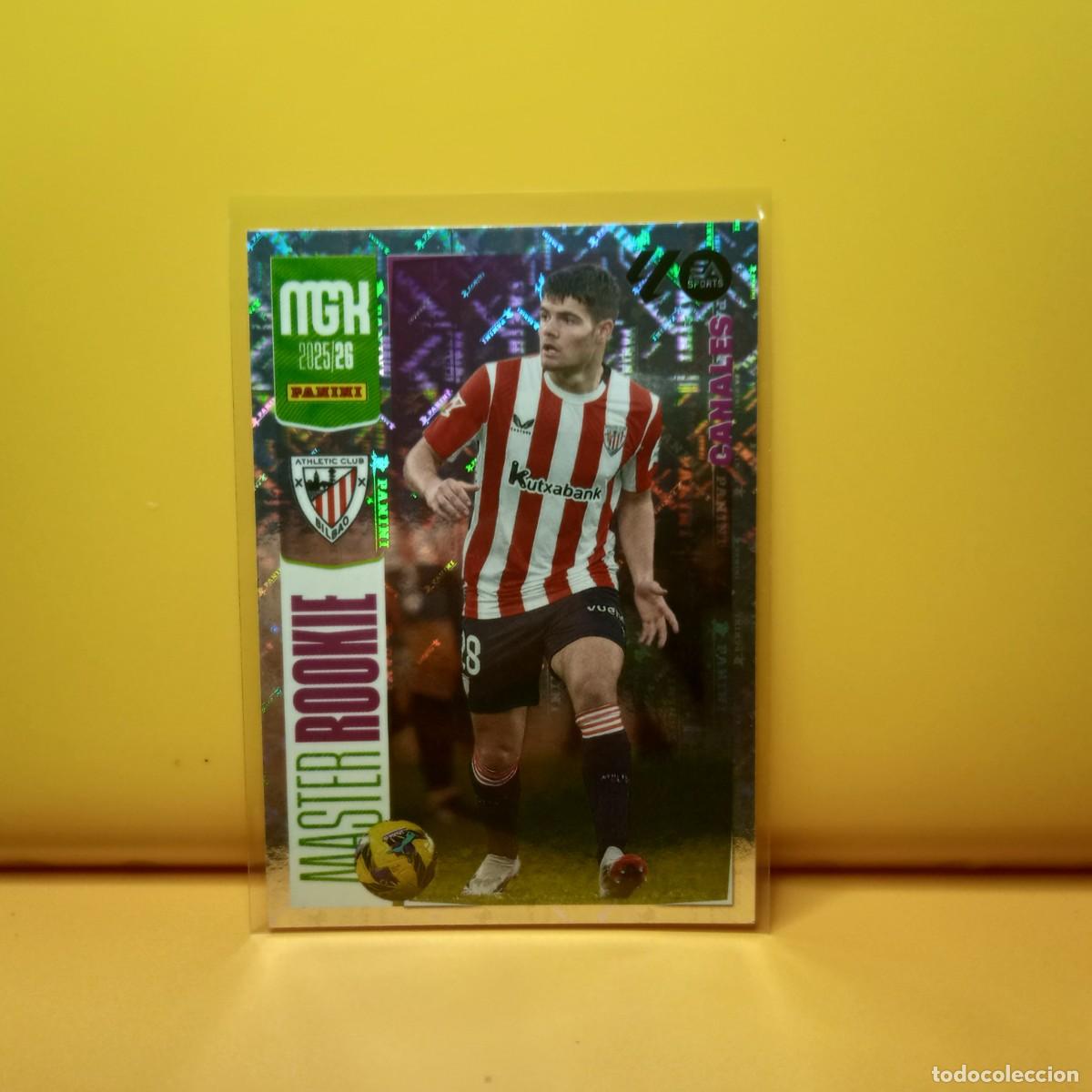 Cromos de f&uacute;tbol: MEGACRACKS 2025 2026 25 26 (MASTER ROOKIE) ATHLETIC DE BILBAO CANALES 406