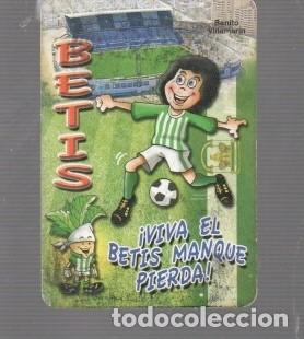 Cromos de f&uacute;tbol: CALENDARIO DEL A&Ntilde;O 2016 DEL BETIS DE SIN PUBLICIDAD