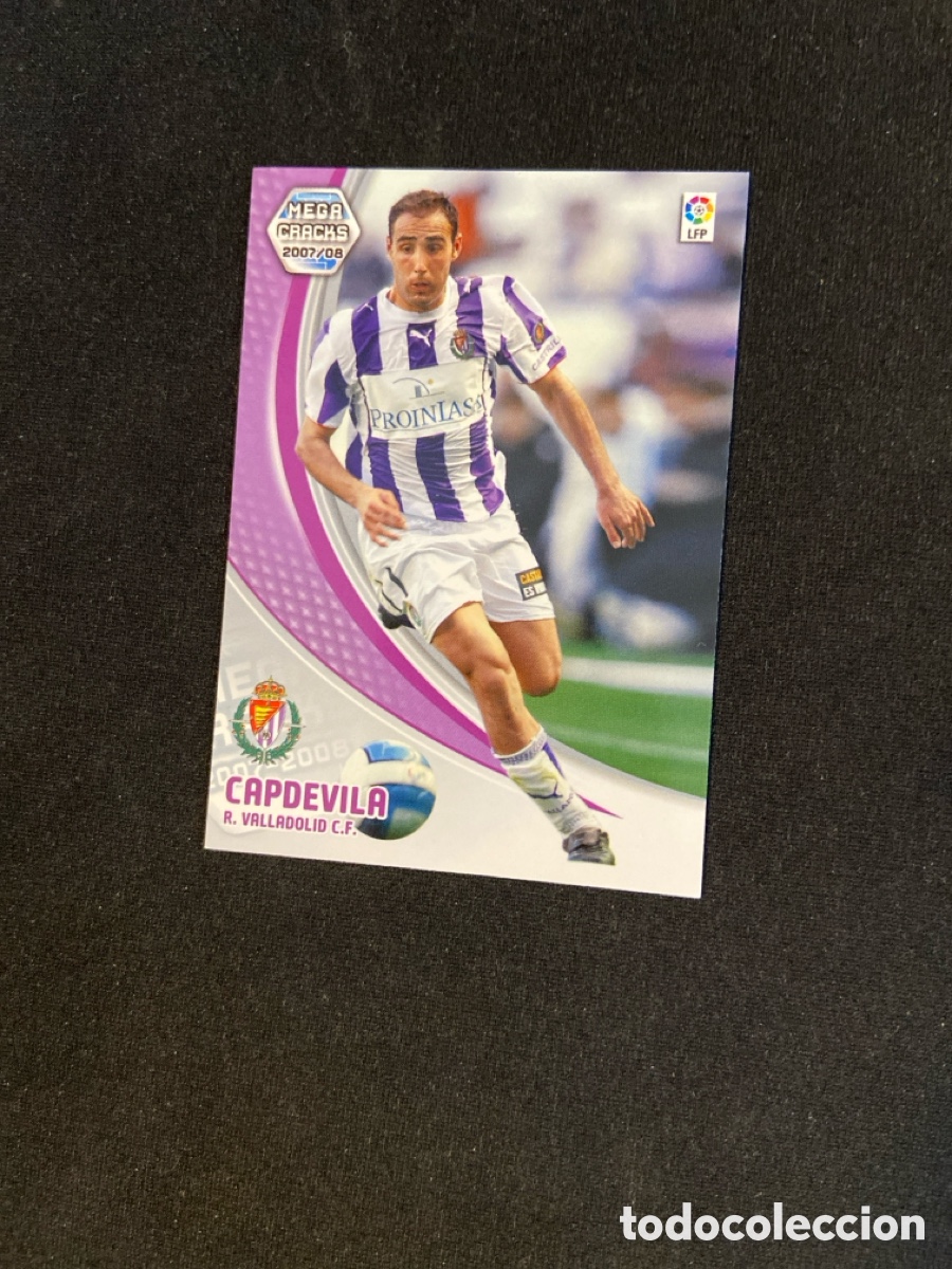 Fu&szlig;ball-Sticker: CAPDEVILA 321 (VALLADOLID) PANINI MEGACRACKS 2007-2008 07 08 CROMO CARTA M-3