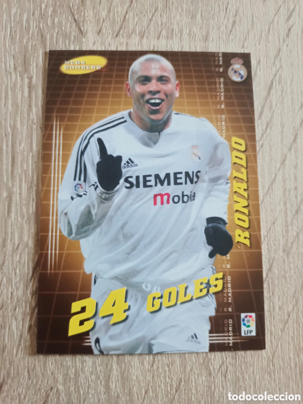 Cromos de f&uacute;tbol: 2004-2005 MEGACRACKS RONALDO -REAL MADRID N 397. EXCELENTE ESTADO.