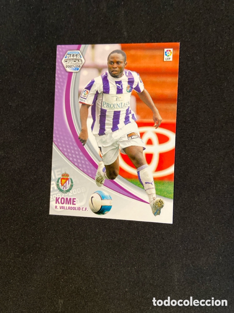Cromos de f&uacute;tbol: KOME 321 BIS (VALLADOLID) PANINI MEGACRACKS 2007-2008 07 08 CROMO CARTA M-3