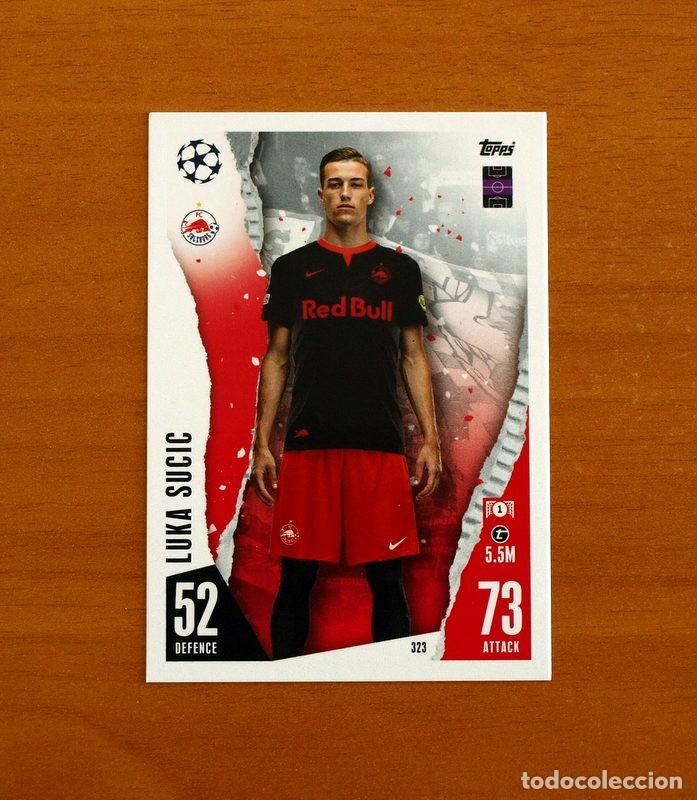 Figurine di Calcio: Salzburg-Salzburgo -N&ordm; 323 Luka Sucic -Topps Match Attax Trading Card Game 2023-2024-23-24