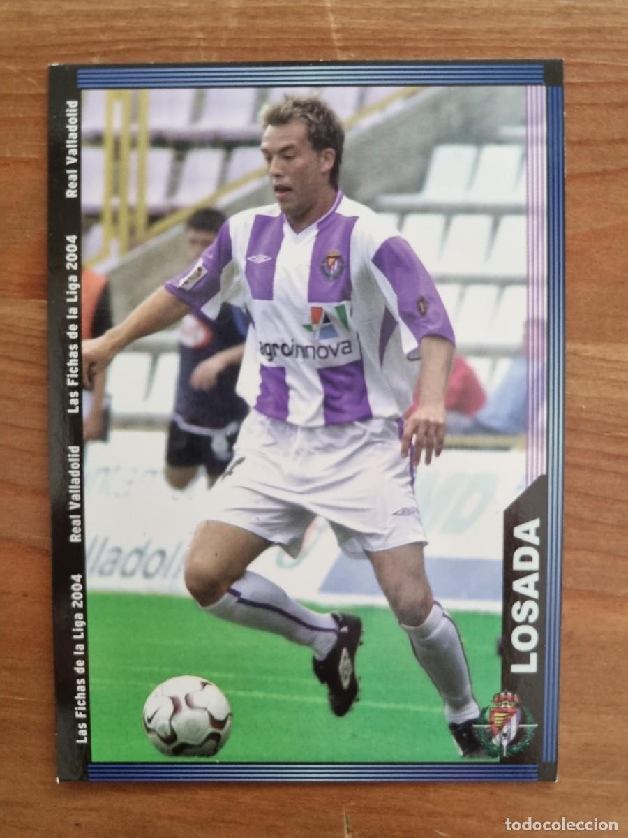 Figurine di Calcio: 605+ LOSADA (Real Valladolid) &Uacute;LTIMA HORA. Las Fichas de la Liga 2003 2004 03 04 (Mundicromo)