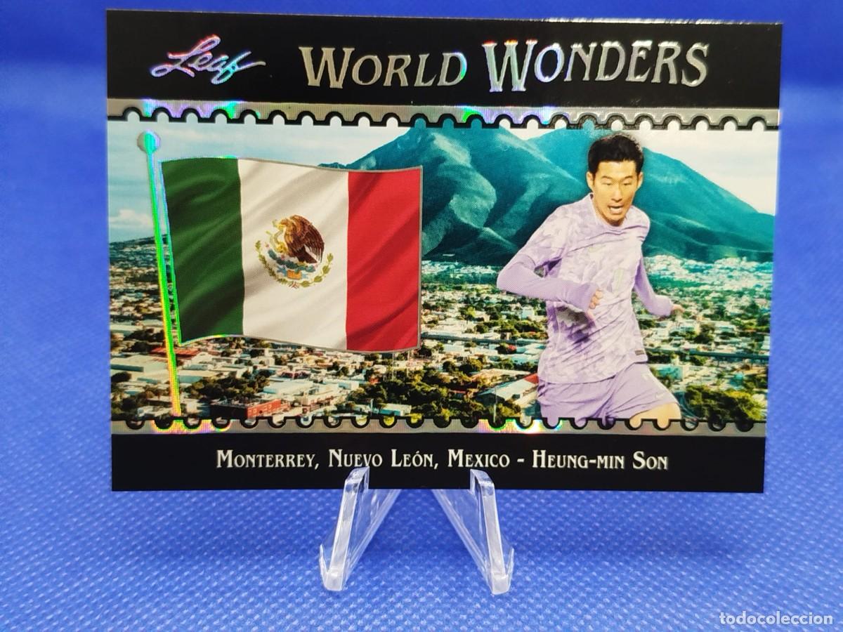Figurine di Calcio: #5 HEUNG-MIN SON SHOUT KOREAN 2026 LEAF WORLD WONDERS SOCCER SET FIFA WORLD CUP USA MEXICO CANADA