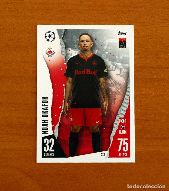 Cromos de f&uacute;tbol: Salzburg-Salzburgo -N&ordm; 324 Noah Okafor -Topps Match Attax Trading Card Game 2023-2024-23-24