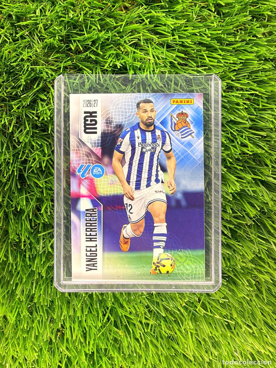 Cromos de f&uacute;tbol: N&ordm; 318 Yangel Herrera Real Sociedad Megacracks 26 27