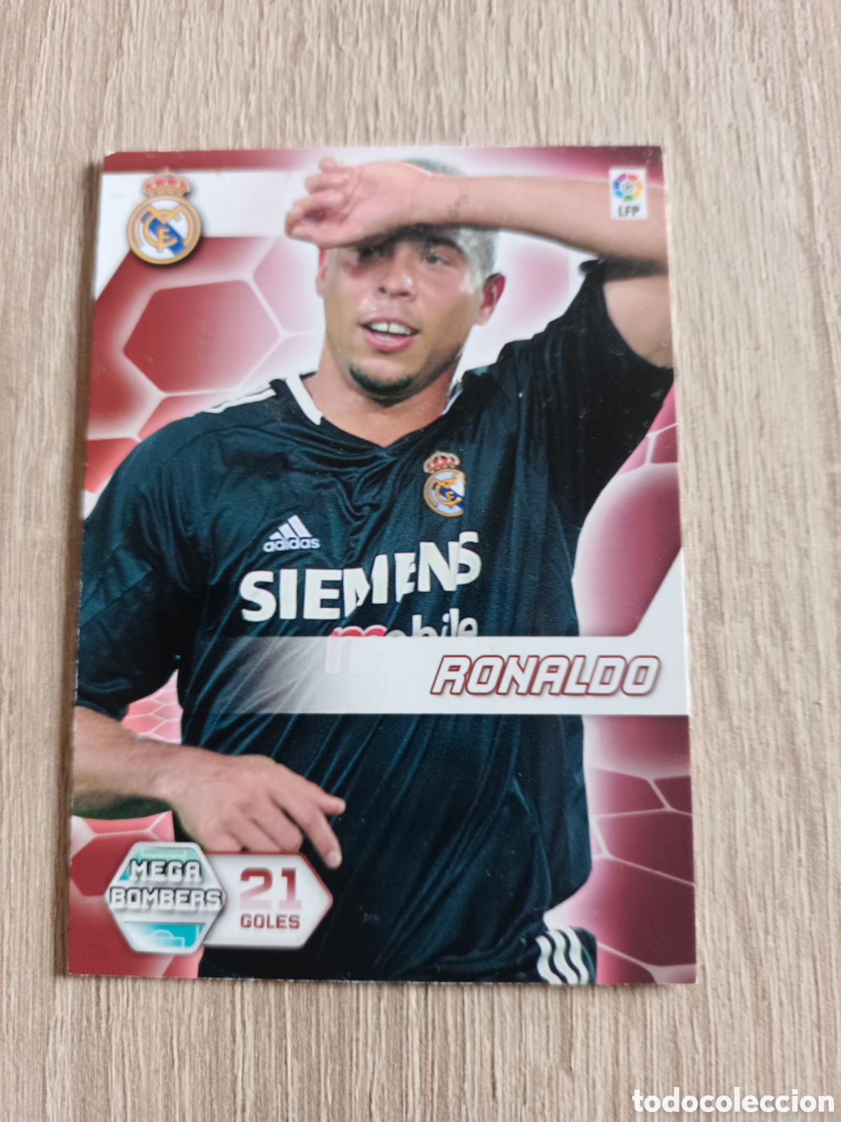 Cromos de f&uacute;tbol: 2005-2006 MEGACRACKS RONALDO -REAL MADRID N 400. EXCELENTE ESTADO.