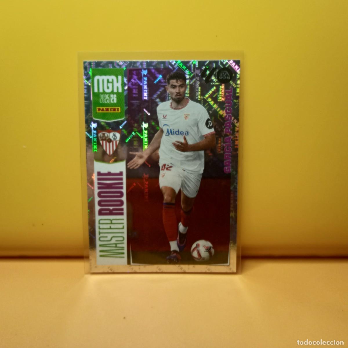 Cromos de f&uacute;tbol: MEGACRACKS 2025 2026 25 26 (MASTER ROOKIE) SEVILLA C.F GARC&Iacute;A PASCUAL 412