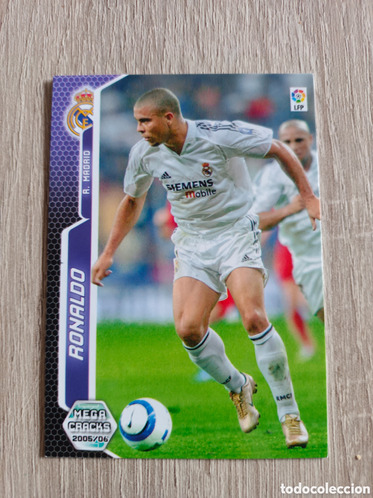 Cromos de f&uacute;tbol: 2005-2006 MEGACRACKS RONALDO -REAL MADRID N 198. EXCELENTE ESTADO.