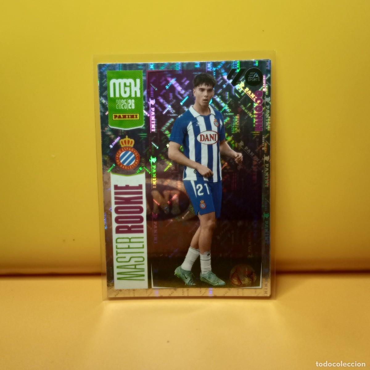 Cromos de f&uacute;tbol: MEGACRACKS 2025 2026 25 26 (MASTER ROOKIE) R.C.D ESPANYOL HINOJO 413
