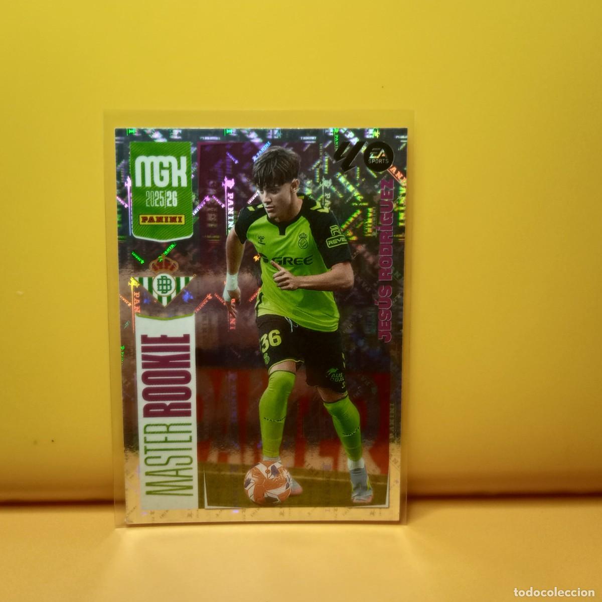 Cromos de f&uacute;tbol: MEGACRACKS 2025 2026 25 26 (MASTER ROOKIE) REAL BETIS JES&Uacute;S RODR&Iacute;GUEZ 415
