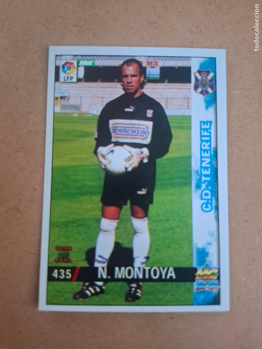 Cromos de f&uacute;tbol: MUNDICROMO 98 99 1998 1999 - 435 NAVARRO MONTOYA ( LETRAS GRANDES ) - C.D. TENERIFE