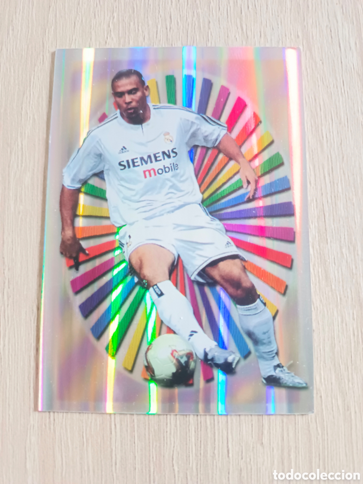 Cromos de f&uacute;tbol: 2005-2006 MUNDICROMO RONALDO MVP 2004-REAL MADRID N 543. EXCELENTE ESTADO.