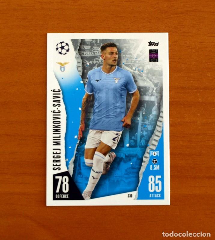 Cromos de f&uacute;tbol: Lazio -N&ordm; 330 Sergej Milinkovic Savic -Topps Match Attax Trading Card Game 2023-2024-23-24