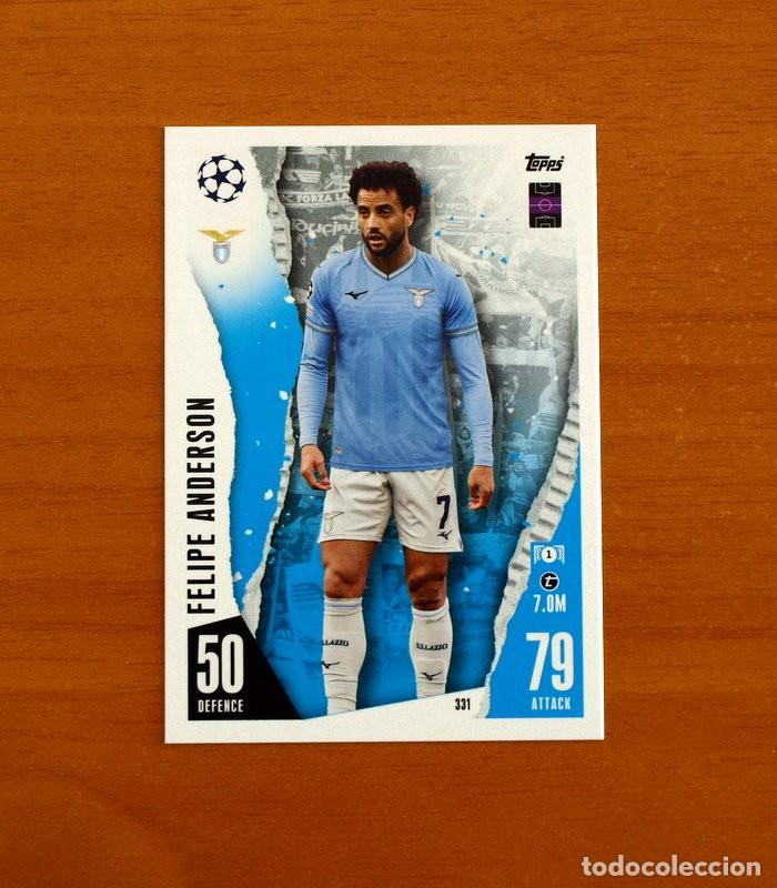 Cromos de f&uacute;tbol: Lazio -N&ordm; 331 Felipe Anderson -Topps Match Attax Trading Card Game 2023-2024-23-24