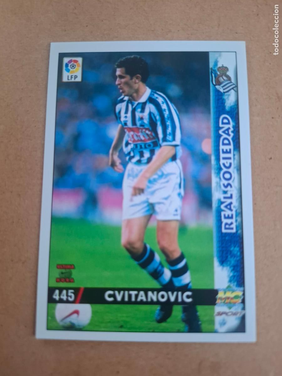 Cromos de f&uacute;tbol: MUNDICROMO 98 99 1998 1999 - 445 CVITANOVIC - REAL SOCIEDAD