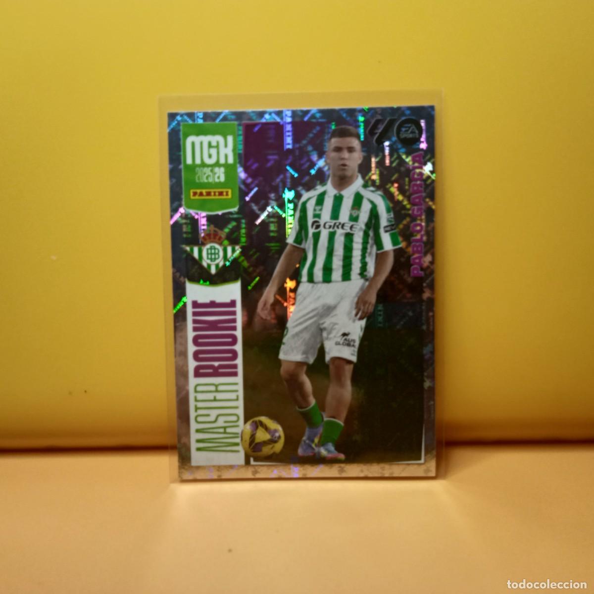 Cromos de f&uacute;tbol: MEGACRACKS 2025 2026 25 26 (MASTER ROOKIE) REAL BETIS PABLO GARC&Iacute;A 418