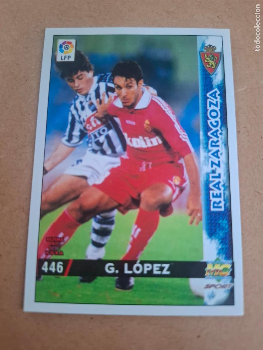 Cromos de f&uacute;tbol: MUNDICROMO 98 99 1998 1999 - 446 G. L&Oacute;PEZ - REAL SOCIEDAD