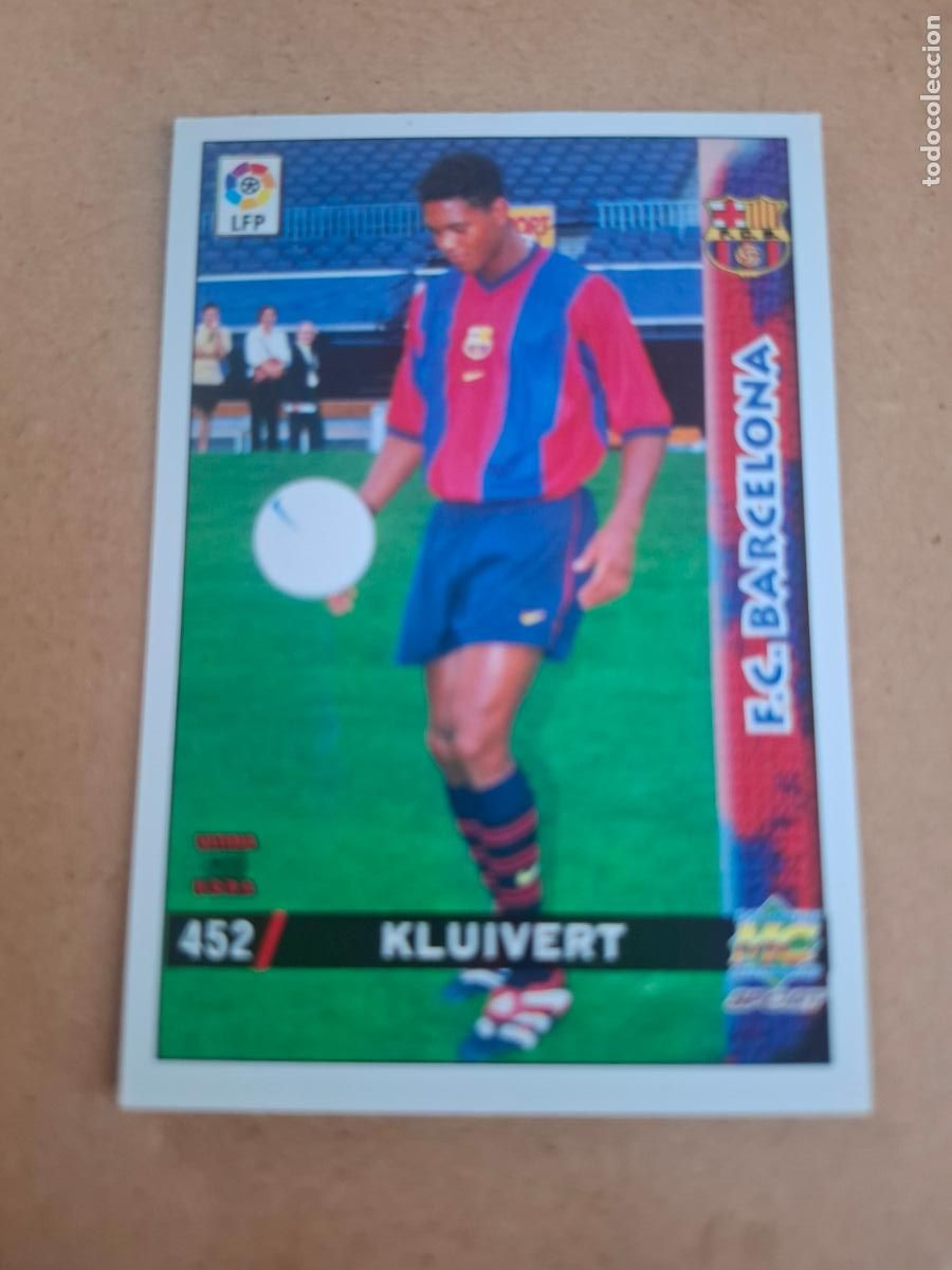 Cromos de f&uacute;tbol: MUNDICROMO 98 99 1998 1999 - 452 KLUIVERT - FC. BARCELONA