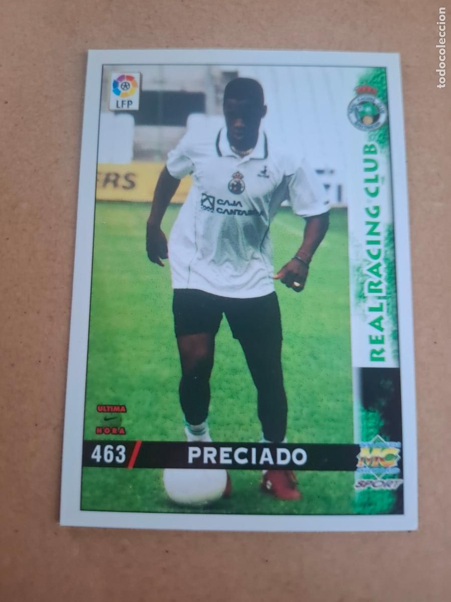 Cromos de f&uacute;tbol: MUNDICROMO 98 99 1998 1999 - 463 PRECIADO - RACING SANTANDER