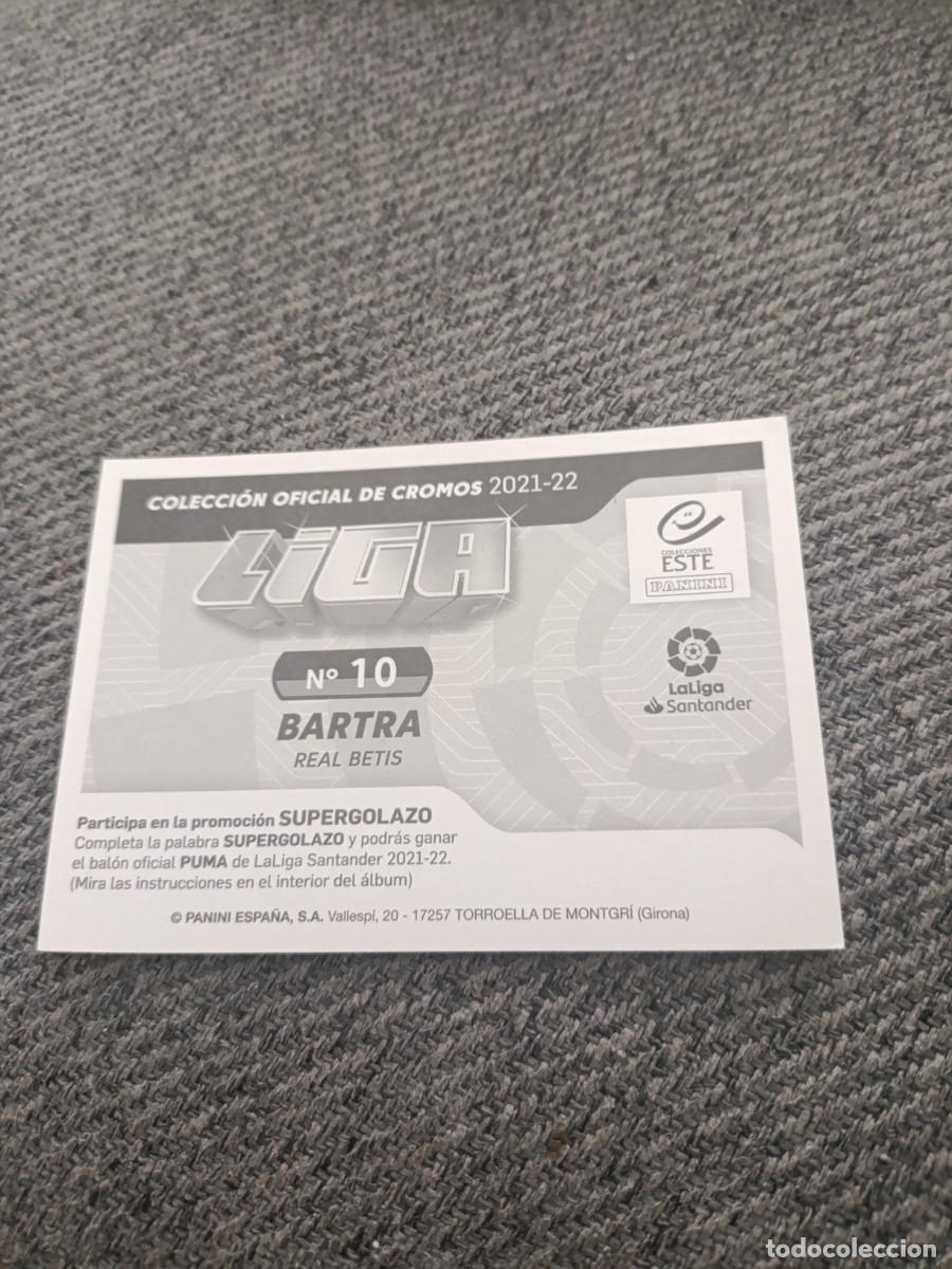 Cromos de f&uacute;tbol: Ed.este 21/22 Bartra Betis - Foto 2