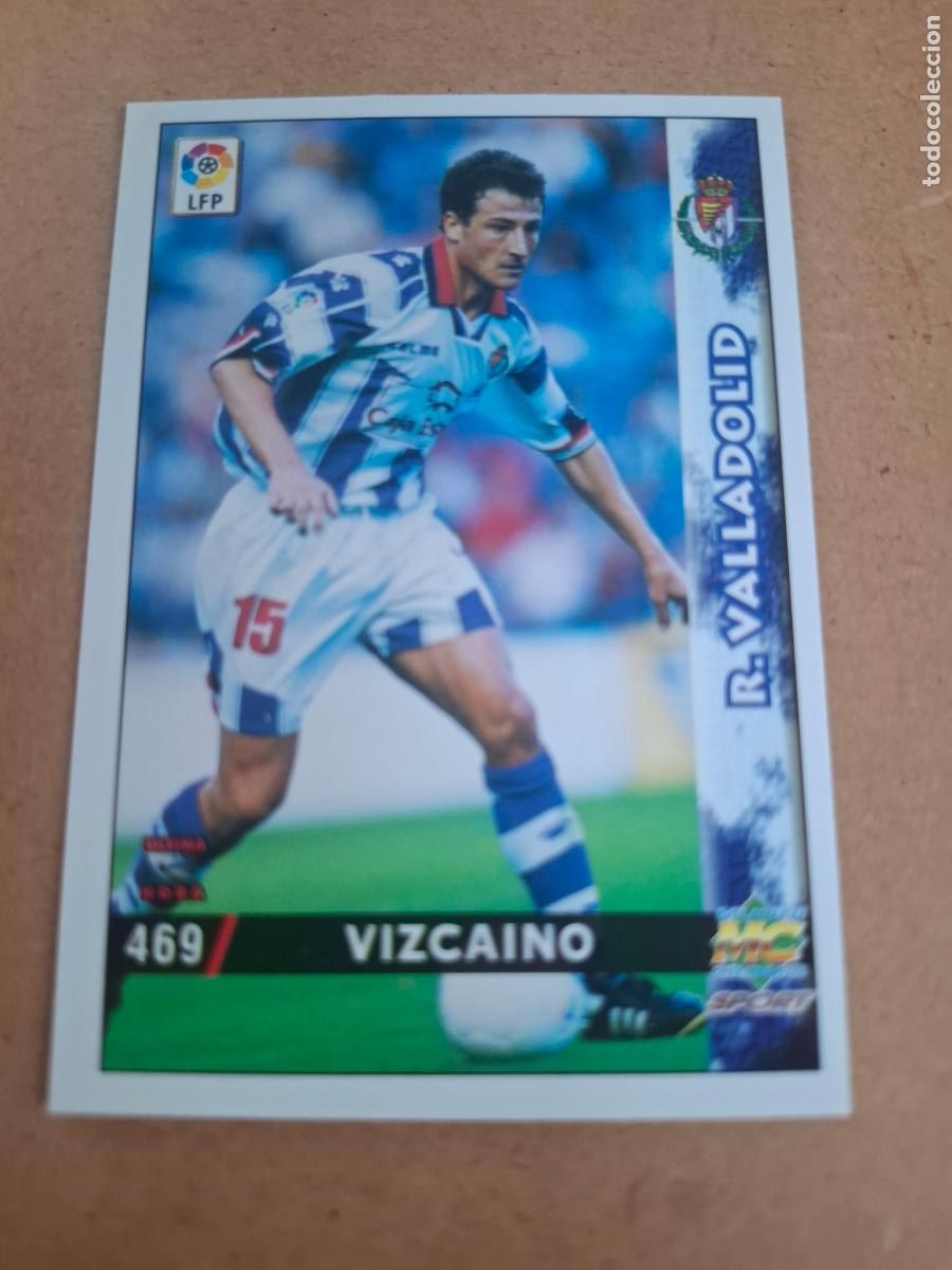 Cromos de f&uacute;tbol: MUNDICROMO 98 99 1998 1999 - 469 VIZCAINO - REAL VALLADOLID