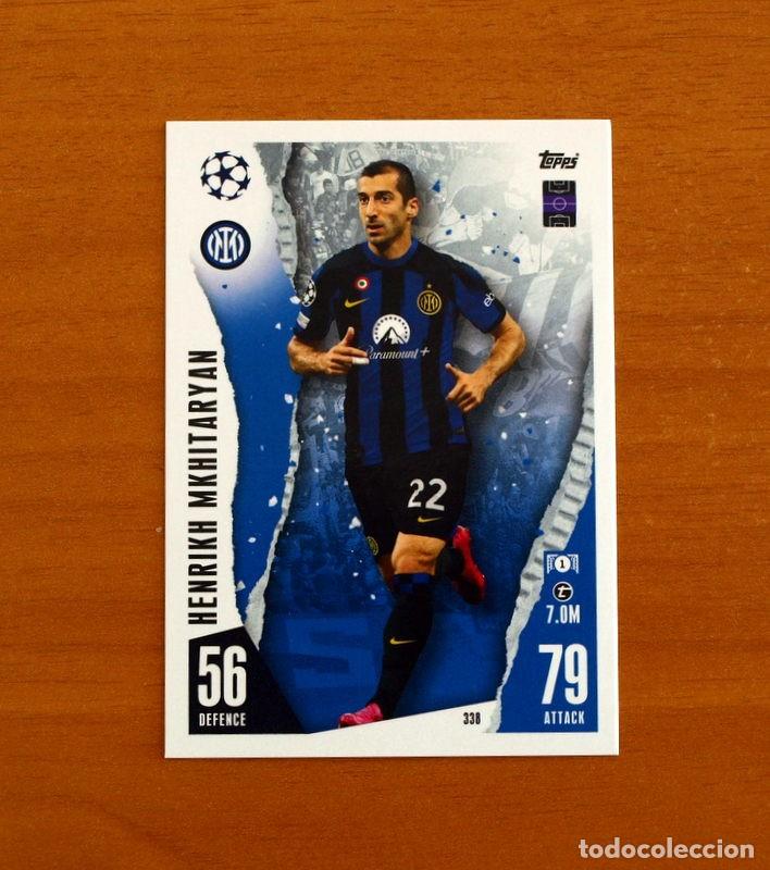 Cromos de f&uacute;tbol: Inter de Milan -N&ordm; 338 Henrikh Mkhitaryan -Topps Match Attax Trading Card Game 2023-2024-23-24