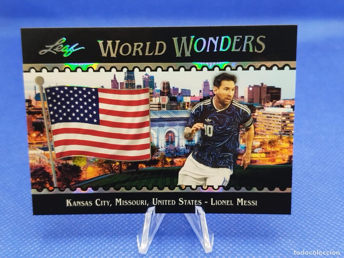 Figurine di Calcio: #7 LIONEL MESSI ARGENTINA 2026 LEAF WORLD WONDERS SOCCER SET &ldquo;FIFA WORLD CUP USA & MEXICO & CANADA&rdquo;