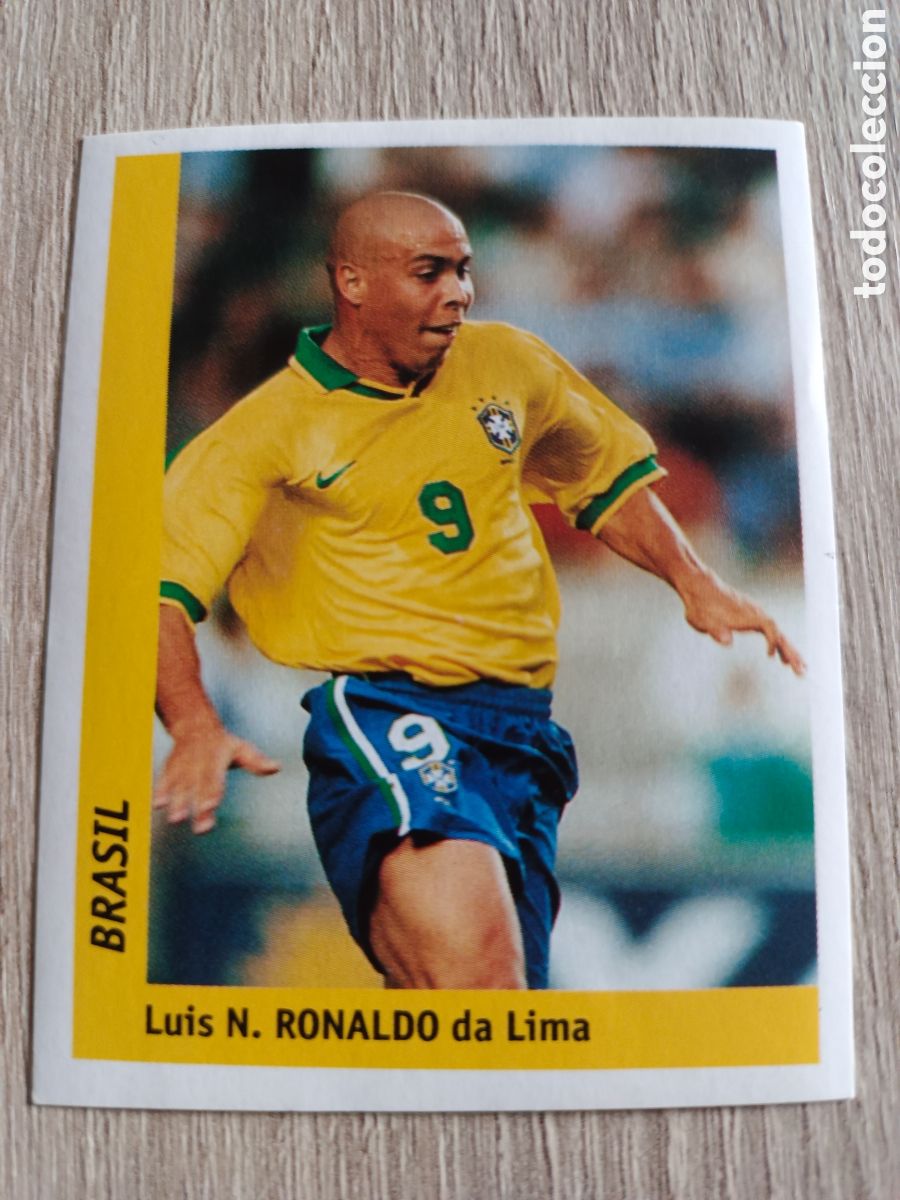 Figurine di Calcio: WORLD CUP FRANCE 1998 N&ordm; 31 RONALDO BRASIL.EXCELENTE ESTADO.NUEVO