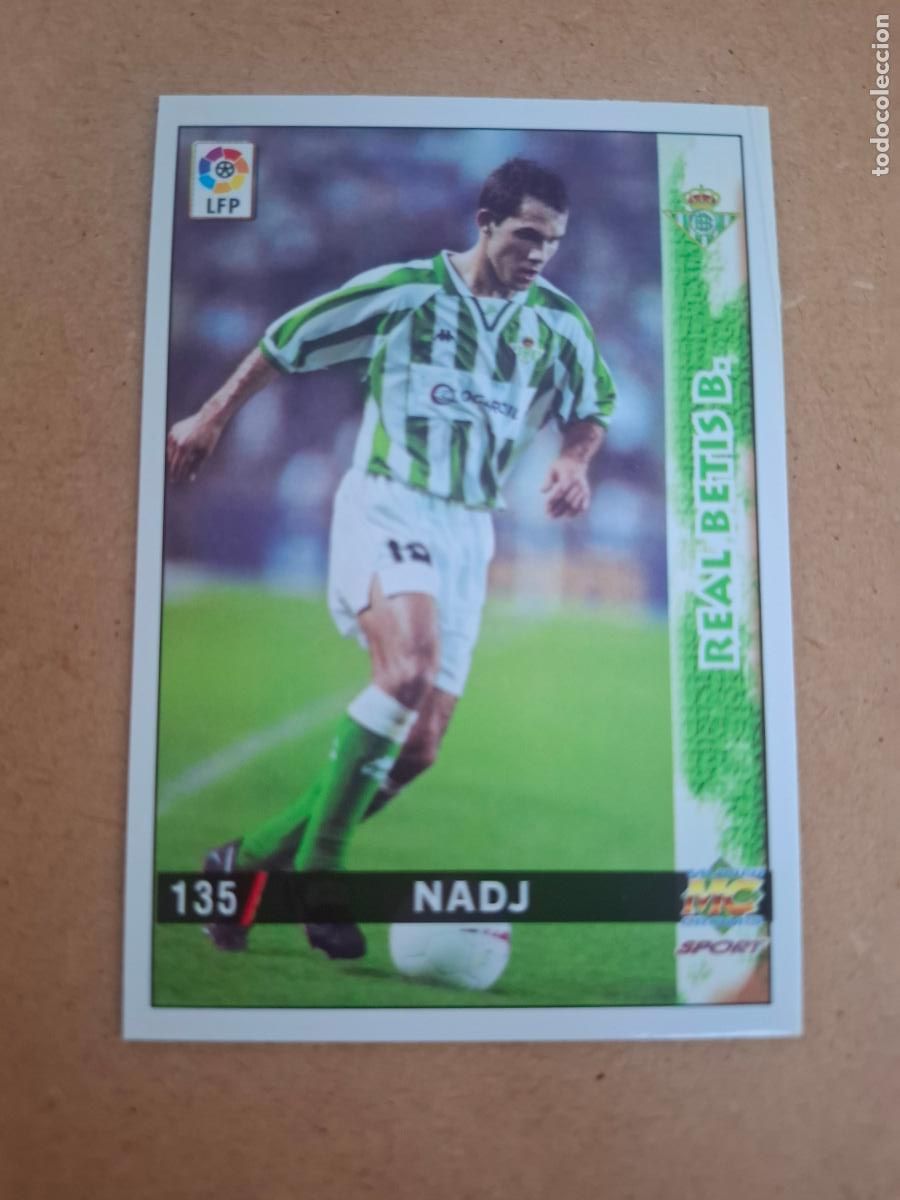 Figurine di Calcio: MUNDICROMO 98 99 1998 1999 - 135 NADJ ( BAJA ) - REAL BETIS