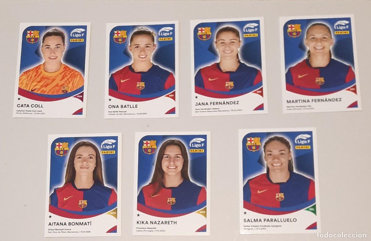 Figurine di Calcio: 7 unid Liga Femenina F, FC Barcelona 2024