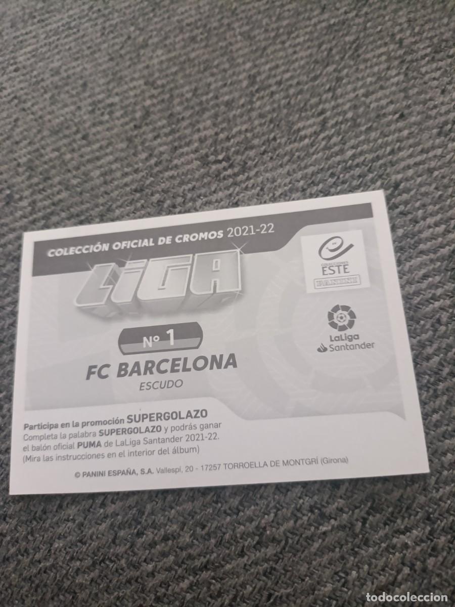 Cromos de f&uacute;tbol: Ed.este 21/22 escudo Barcelona - Foto 2