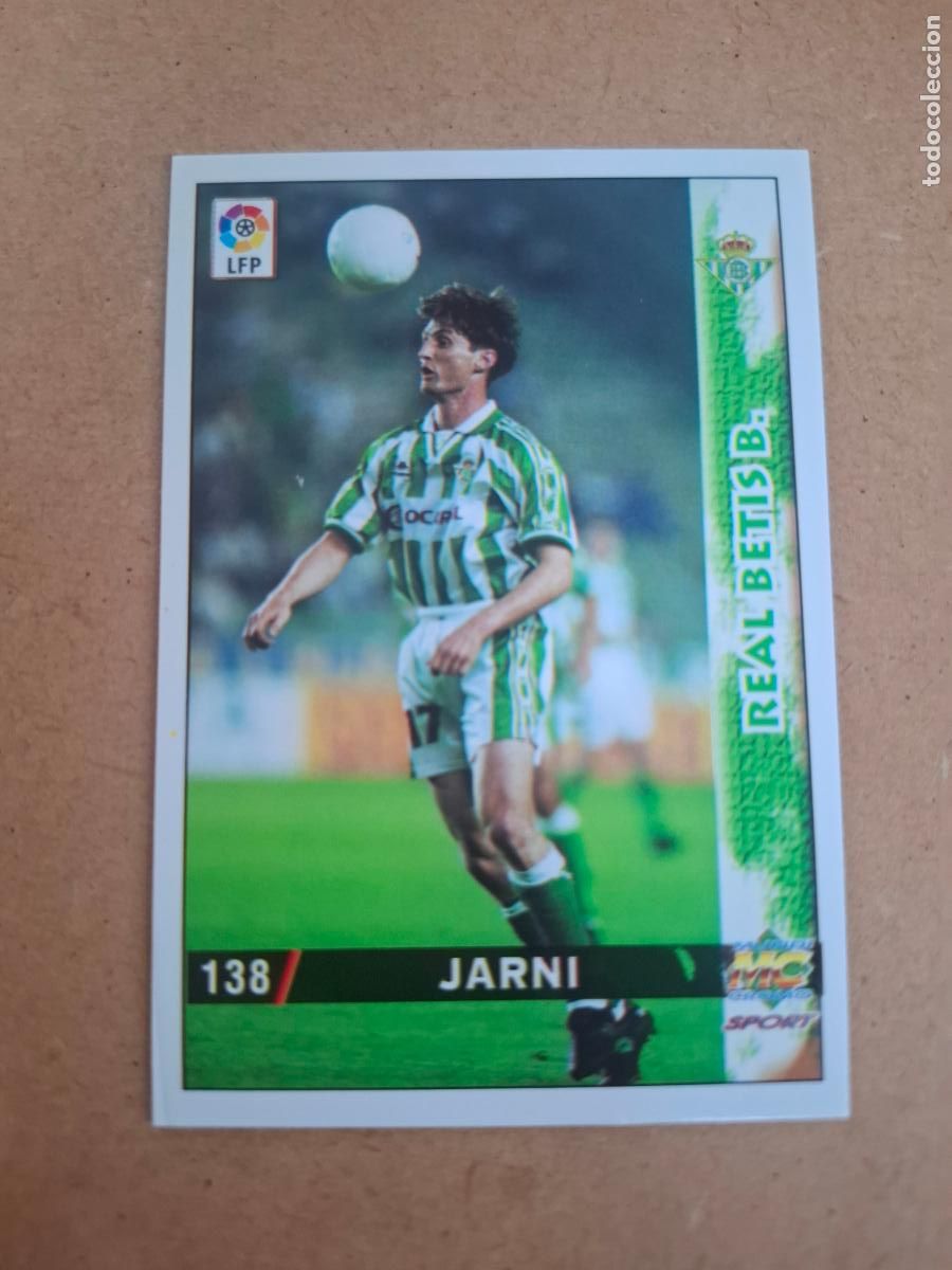 Figurine di Calcio: MUNDICROMO 98 99 1998 1999 - 138 JARNI ( BAJA ) - REAL BETIS