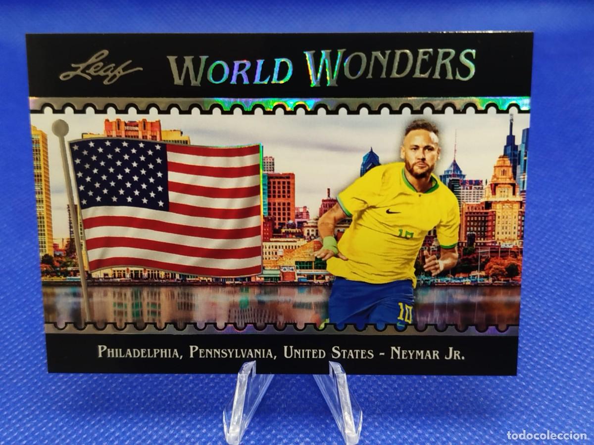 Cromos de f&uacute;tbol: #9 NEYMAR JR BRASIL 2026 LEAF WORLD WONDERS SOCCER SET &ldquo;FIFA WORLD CUP USA & MEXICO & CANADA&rdquo;