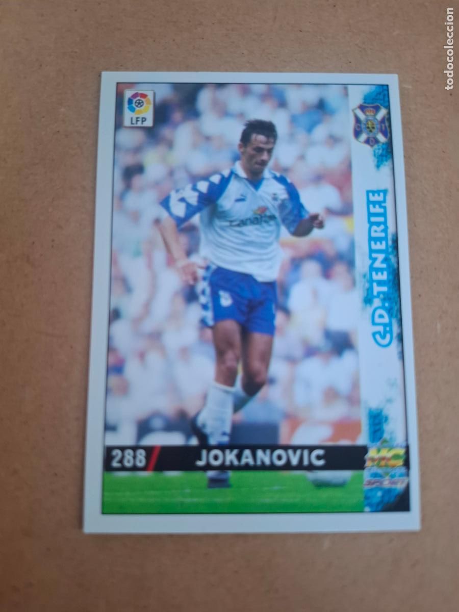 Cromos de f&uacute;tbol: MUNDICROMO 98 99 1998 1999 - 288 JOKANOVIC ( CORREGIDO ) - C.D. TENERIFE