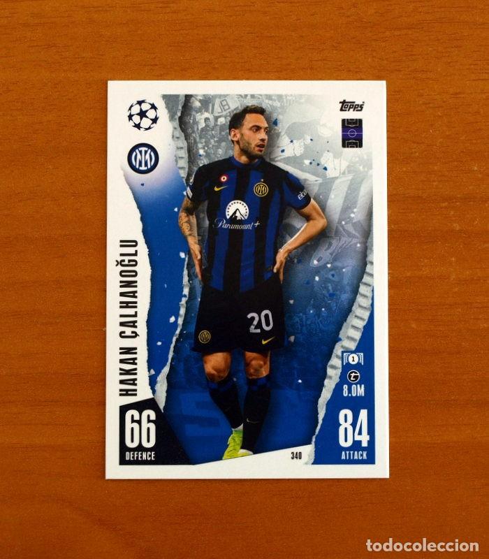 Cromos de f&uacute;tbol: Inter de Milan -N&ordm; 340 Hakan &Ccedil;alhanoglu -Topps Match Attax Trading Card Game 2023-2024-23-24