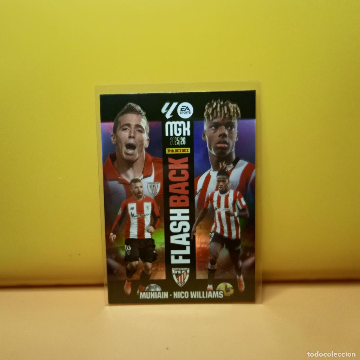 Cromos de f&uacute;tbol: MEGACRACKS 2025 2026 25 26 (FLASHBACK) ATHLETIC DE BILBAO MUNIAIN . NICO WILLIAMS 429